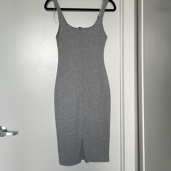 Zara Grey Bodycon Dress - Picture 4 of 4